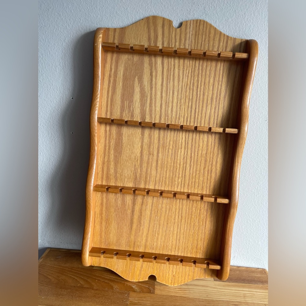 Vintage Inspired Souvenir Spoon Holder - 36 Spoons